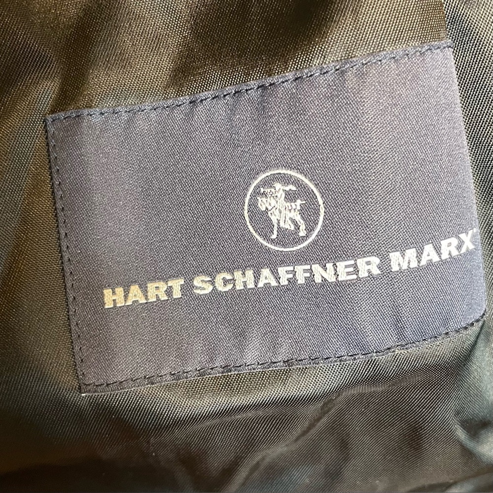 Hart Schaffner Marx 100% Wool Field Military Jacket Gray M NWOT - Picture 10 of 11
